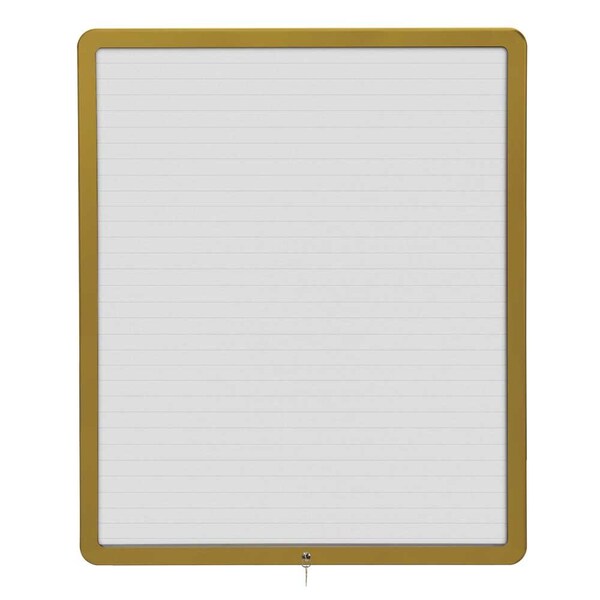 United Visual Products Sliding Door Wood Corkboard, 48"x36", Cher, UV9003OCS-CHERRY-CORK UV9003OCS-CHERRY-CORK - main